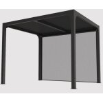 Rideau store latral pergola bioclimatique habrita 3m