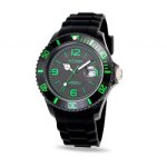Montre intimes watch noir / vert sport - it - 057s