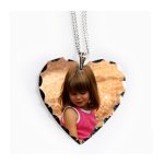 Pendentif photo cœur Pendentif photo cœur
