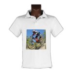 Polo photo personnalis pour homme