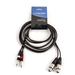 Accu cable ac - 2xf - 2j6m / 3 - cbles adaptateurs