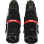Accu cable ac - dmxterm - 5 / set - connecteurs xlr 5 pole Accu cable ac - dmxterm - 5 / set - connecteurs xlr 5 pole