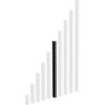 Adam hall 19 parts 61535 b 12 - profilé rack acier noir heavy duty 12 u - racks Adam hall 19 parts 61535 b 12 - profilé rack acier noir heavy duty 12 u - racks