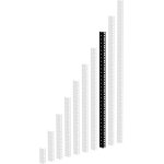 Adam hall 19 parts 61535 b 16 - profilé rack acier noir heavy duty 16 u - racks Adam hall 19 parts 61535 b 16 - profilé rack acier noir heavy duty 16 u - racks