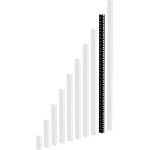 Adam hall 19 parts 61535 b 18 - profilé rack acier noir heavy duty 18 u - racks Adam hall 19 parts 61535 b 18 - profilé rack acier noir heavy duty 18 u - racks
