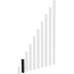 Adam hall 19 parts 61535 b 4 - profilé rack acier noir heavy duty 4 u - racks Adam hall 19 parts 61535 b 4 - profilé rack acier noir heavy duty 4 u - racks