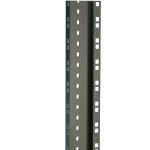Adam hall 19  parts 61552 blk - profil� rack acier noir double heavy duty 45 u - rails de rack