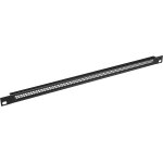 Adam hall 19  parts 872005 vr - grille d'a�ration en u 19  0, 5 u, perforation ronde - accessoires constructio ...