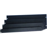 Adam hall 19  parts 87222 - plaque aveugle 2 u pour rack 19 , aluminium, profil� en u - accessoires constructi ...