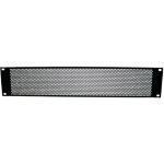 Adam hall 19  parts 87222 vr - panneau a�ration 2 u pour rack 19 , trous ronds, profil en u - accessoires ...