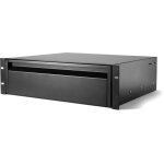 Adam hall 19  parts 874 e 03 a - tiroir rackable 19  aluminium ergo 3 u - tiroirs de baie pour malles ...