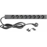 Adam hall 19  parts 87471 usb - multiprise secteur 8 prises rackable 19  avec interrupteur et 2 - multiprises ...