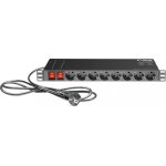 Adam hall 19  parts 874716 - multiprise secteur 16 prises rackable 19  - distributeurs de courant 16 ...