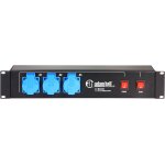Adam hall 19  parts 87472 - multiprise secteur 9 prises rackable 19 , 2u - prises multiples