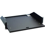 Adam hall 19  parts 87555 - berceau universel rackable 19  2 u sur glissi�res - plaques pour malles