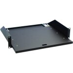 Adam hall 19  parts 87555 - berceau universel rackable 19  2 u sur glissires - plaques pour malles