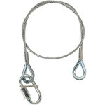 Adam hall accessories s 37060 - �lingue de s�curit� diam�tre 3 mm avec maillon rapide longueur - c�bles ...
