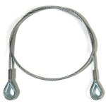 Adam hall accessories s 42100 - lingue de scurit 4 mm longueur 1 m - cbles de scurit