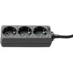 Adam hall accessories 8747 x 3 - multiprise secteur 3 prises - blocs multiprises standard