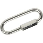 Adam hall accessories s 93101 - maillon rapide avec �crou, long, �paisseur 10 mm