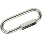 Adam hall accessories s 93101 - maillon rapide avec �crou, long, �paisseur 10 mm