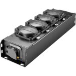 Adam hall accessories pro port 4 t - distributeur de courant 4 prises certifi�es ip54 + - prises multiples ...