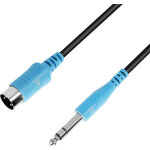 Adam hall cables 3 star b vmidi 0060 - cble midi trs (type a) jack 6, 3 mm trs vers midi 5 - cbles ...