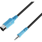 Adam hall cables 3 star b wmidi 0060 - cble midi trs (type a) jack 3, 5 mm trs vers midi 5 - cbles ...