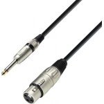 Adam hall cables 3 star mfp 0300 - c�ble micro xlr femelle vers jack 6, 35 mm mono 3 m - c�bles xlr vers ...