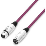 Adam hall cables 3 star mmf 0050 pur - cble microphone xlr femelle vers xlr mle 0, 5m violet - cbles ...