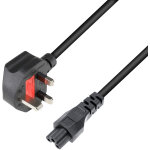 Adam hall cables 3 star ptd 0150 uk - 3 star series c�ble secteur uk iec c5 x bs1363 / a 1, 5 m - c�bles ...