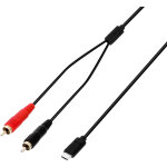 Adam hall cables 3 star y cc usb - c 0300 - cble usb - c en y 2 x rca / cinch mle x usb - c 3 m - cbles ...