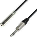 Adam hall cables 4 star bov 0300 - rallonge casque jack 6, 35 mm st�r�o vers jack 6, 35 mm - accessoires ...
