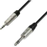 Adam hall cables 4 star bvw 0300 - rean 6, 3 mm jack st�r�o - 3, 5 jack st�r�o 3, 0 m - c�bles sym�triques ...
