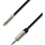 Adam hall cables 4 star byw 0600 - rallonge casque jack 3, 5 mm trs vers jack 3, 5 mm trs 6 m - cbles ...