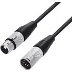 Adam hall cables 4 star dgh 0050 - cble dmx rean xlr 5 ples femelle vers xlr 5 ples mle - cbles ...