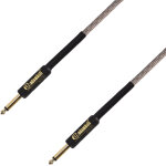 Adam hall cables 4 star ipp 0900 brw - cble d'instrument gaine nylon adam hall jack ts 9 m - fiches ...