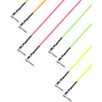 Adam hall cables 4 star irr 0090 neo set - pedalboard patch cable set of 4 adam hall� angled - c�bles ...
