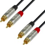 Adam hall cables 4 star tcc 0060 - c�ble audio rean 2 x rca m�le vers 2 x rca m�le 0, 6 m - c�bles jumeaux ...
