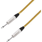 Adam hall cables 5 star ipp 0450 vintage - c�ble instrument neutrik� jack 6, 3 mm vers jack 6, 3 - fiches ...