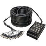 Adam hall cables k 20 c 50 - c�ble multipaire avec bo�tier de sc�ne 16 / 4 50 m - bo�tes de sc�ne multicore ...