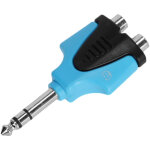 Adam hall connectors 4 star ay rf2 jm3 blu line - blu line y - adapter 2 x rca femelle x jack trs - connecteur ... Adam hall connectors 4 star ay rf2 jm3 blu line - blu line y - adapter 2 x rca femelle x jack trs - connecteur ...