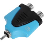 Adam hall connectors 4 star ay rf2 rm2 blu line - blu line y - adapter 2 x rca femelle x rca mâle - connecteur ... Adam hall connectors 4 star ay rf2 rm2 blu line - blu line y - adapter 2 x rca femelle x rca mâle - connecteur ...