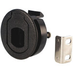 Adam hall hardware 1656 - serrure � levier plastique noir - accessoires construction de malles