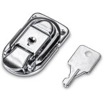 Adam hall hardware 1907 m10 ah - 10 x serrure à tirette petite, verrouillable, nickelée en - accessoires ... Adam hall hardware 1907 m10 ah - 10 x serrure à tirette petite, verrouillable, nickelée en - accessoires ...