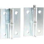 Adam hall hardware 2270 r - charni�re d�gondable petite zinc - accessoires construction de malles