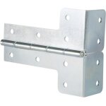 Adam hall hardware 2640 - charnire en l zinc - accessoires construction de malles