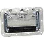 Adam hall hardware 34082 a - poign�e encastrable m�dium � ressort aluminium cuvette 8 mm - poign�es
