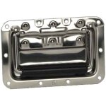 Adam hall hardware 34082 s - poign�e encastrable m�dium � ressort inox cuvette 8 mm - poign�es