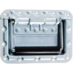 Adam hall hardware 34087 - poign�e encastrable grande � ressort cuvette 9, 5 mm avec protection - poign�es ...